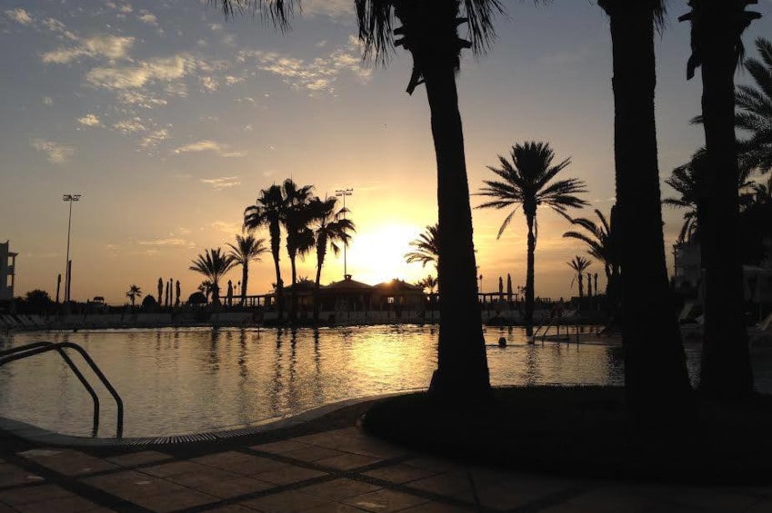 Agadir beach sunset