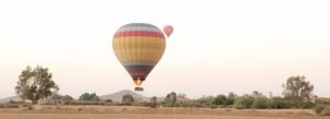 Hot air balloon in Marrakech