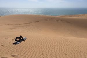 Sandboarding in Agadir